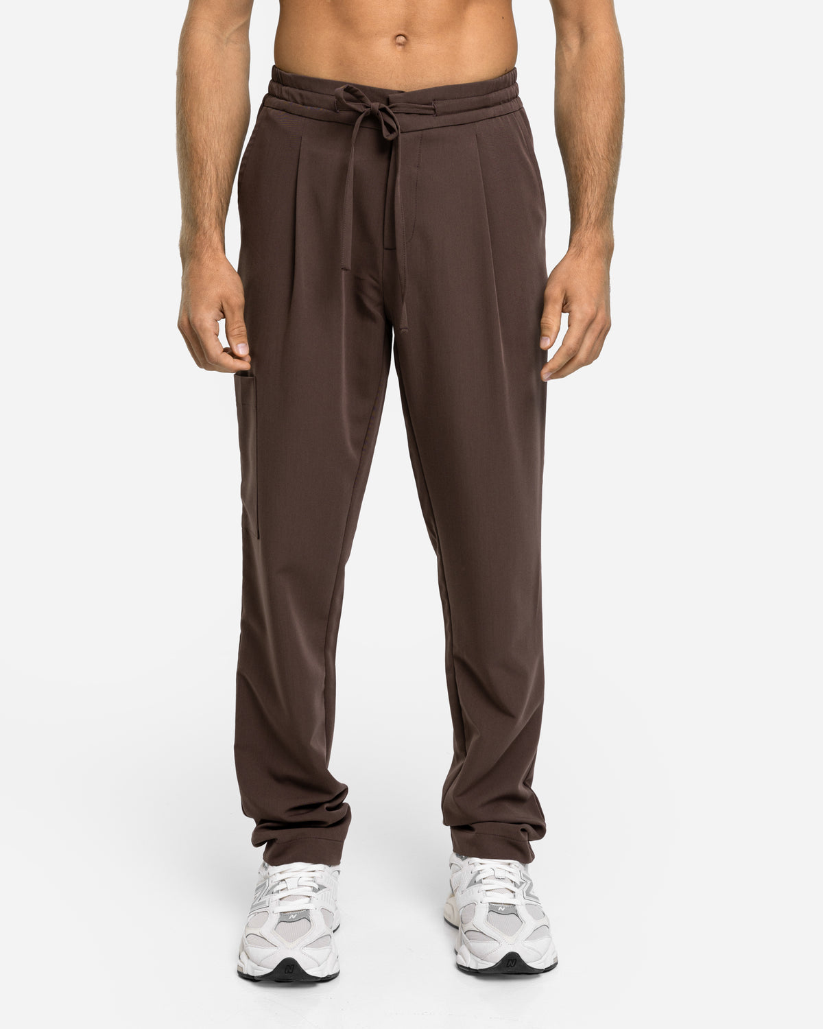 Męskie spodnie medyczne | Classic Fit - Choco