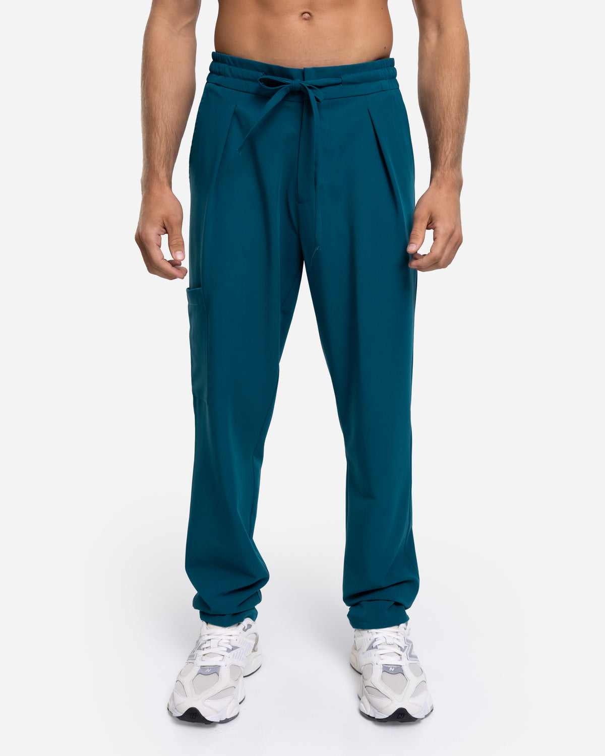 Męskie spodnie medyczne | Classic Fit - Caribeean Blue