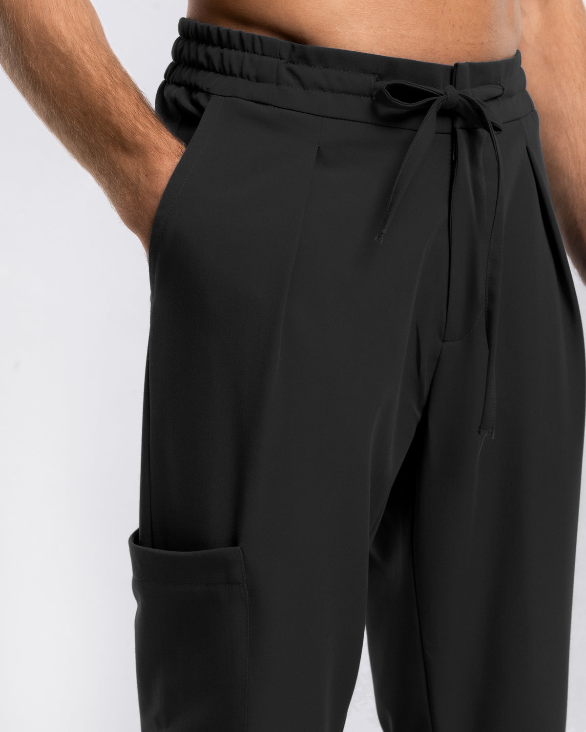 Męskie spodnie medyczne | Classic Fit - Black