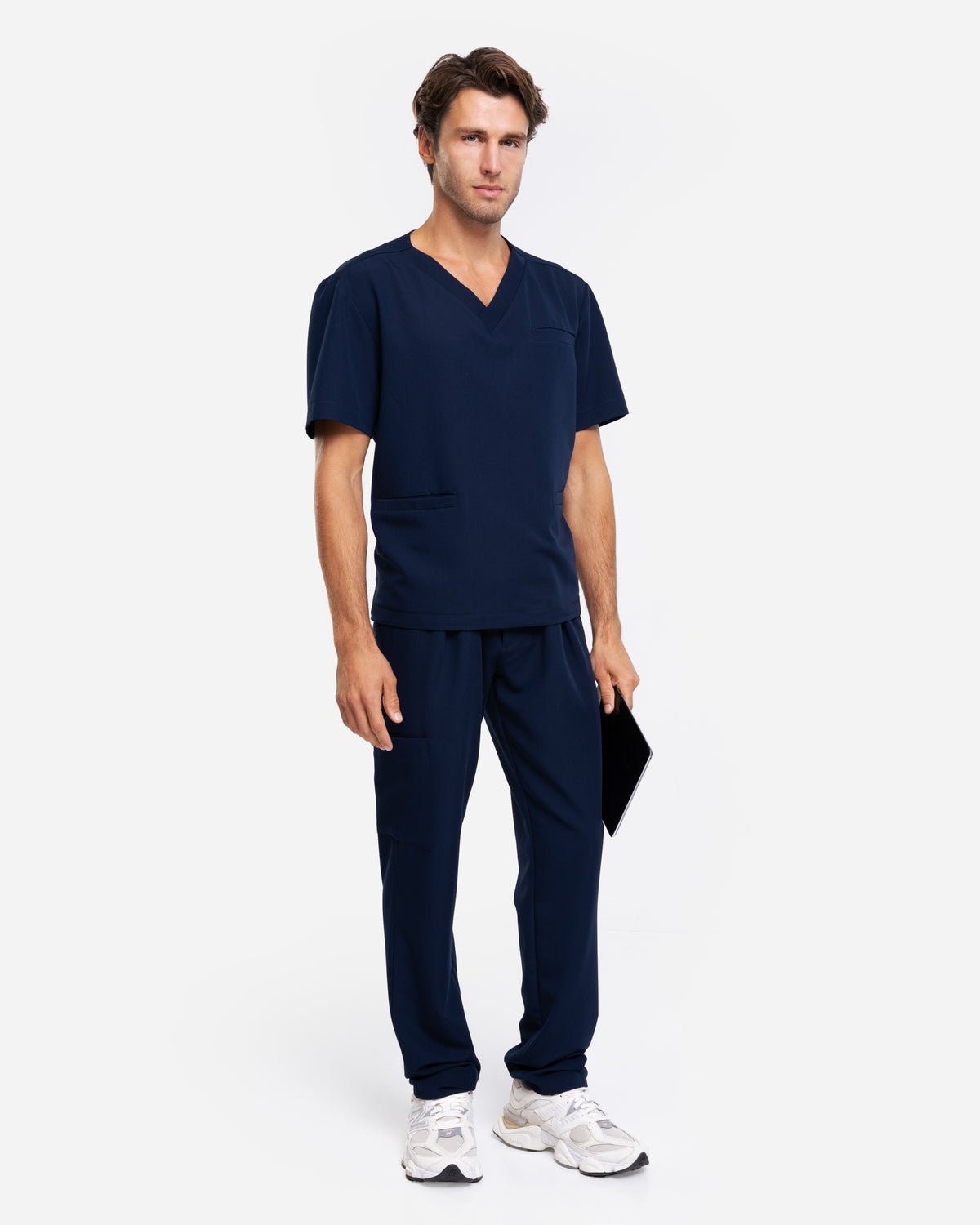 Męskie spodnie medyczne | Classic Fit - Royal Navy