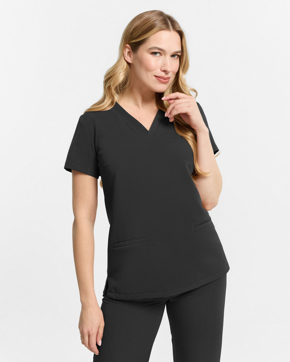 Bluzka Medyczna Basic - Black