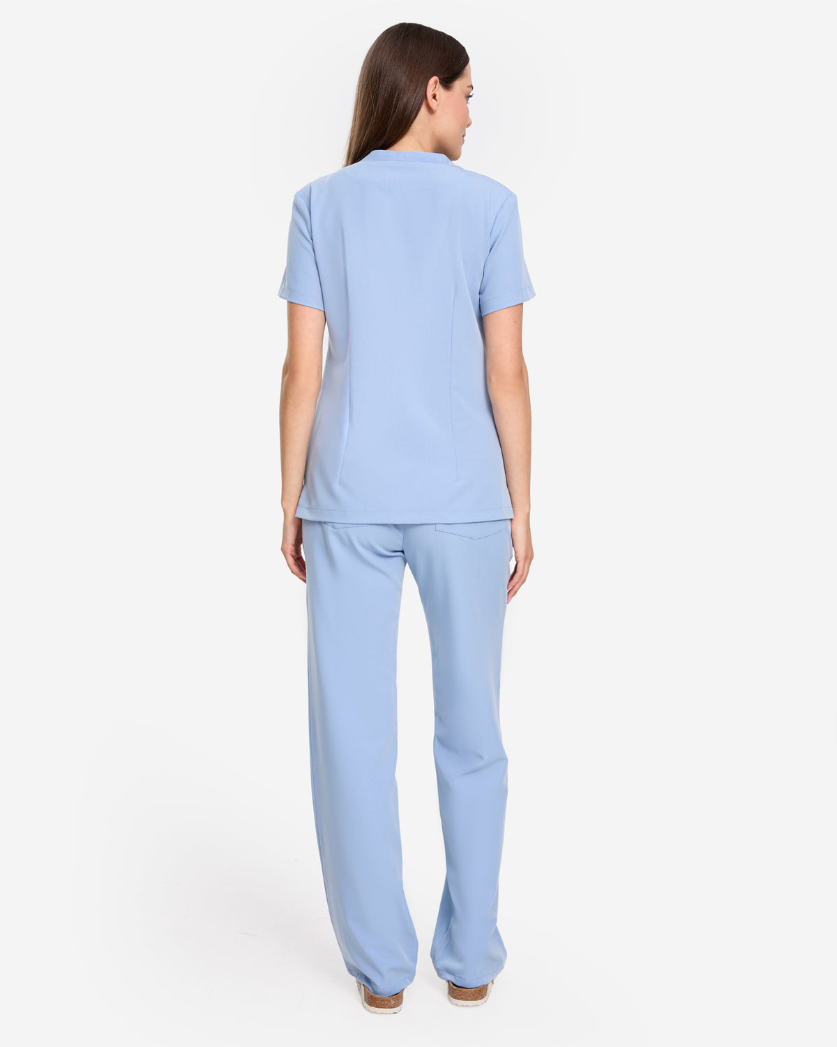 Bluzka Medyczna Basic - Baby Blue