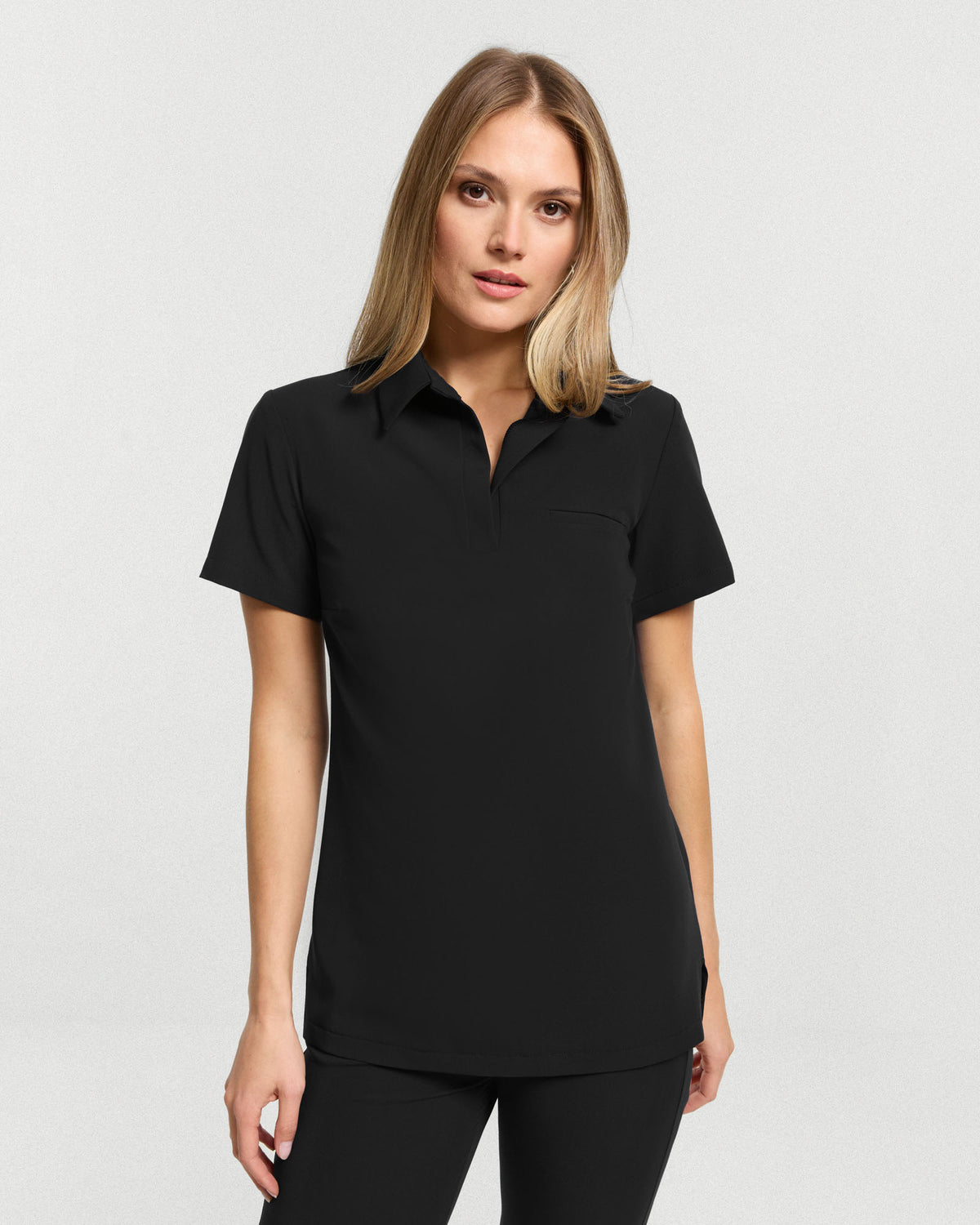 Bluzka Medyczna Damska Serena Polo - Black