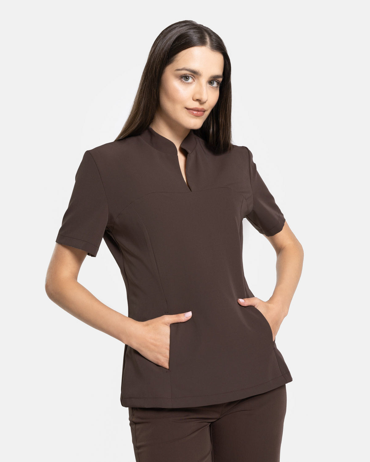 Bluzka Medyczna Damska Carrie - Choco