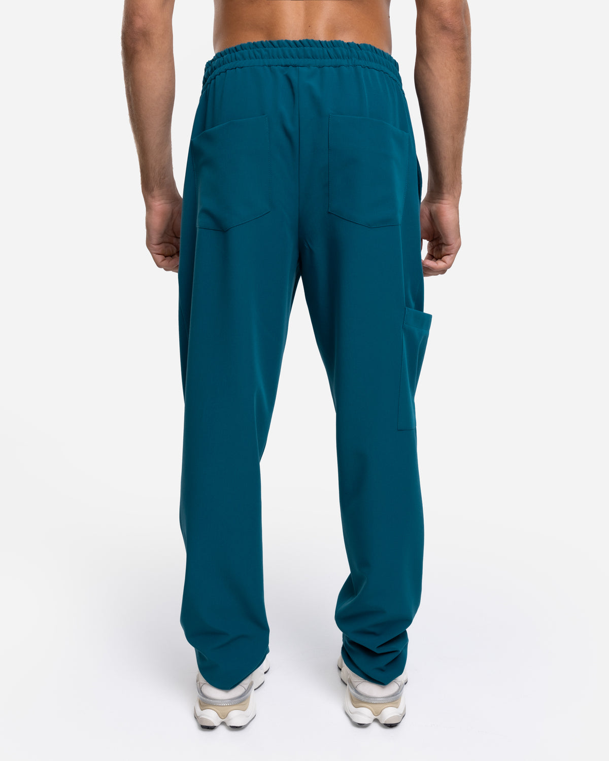 Męskie spodnie medyczne | Classic Fit  - Caribeean Blue