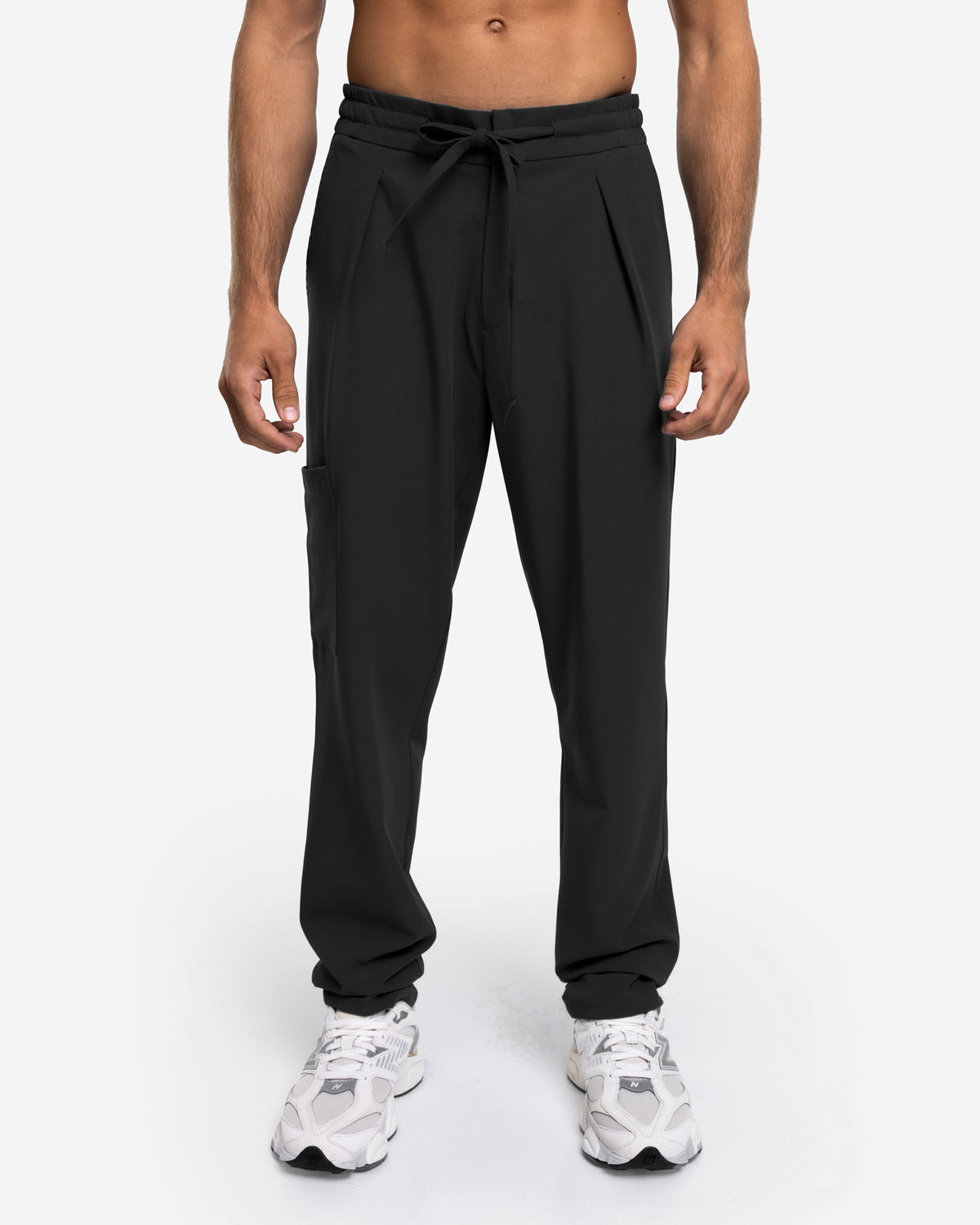 Męskie spodnie medyczne | Classic Fit  - Black