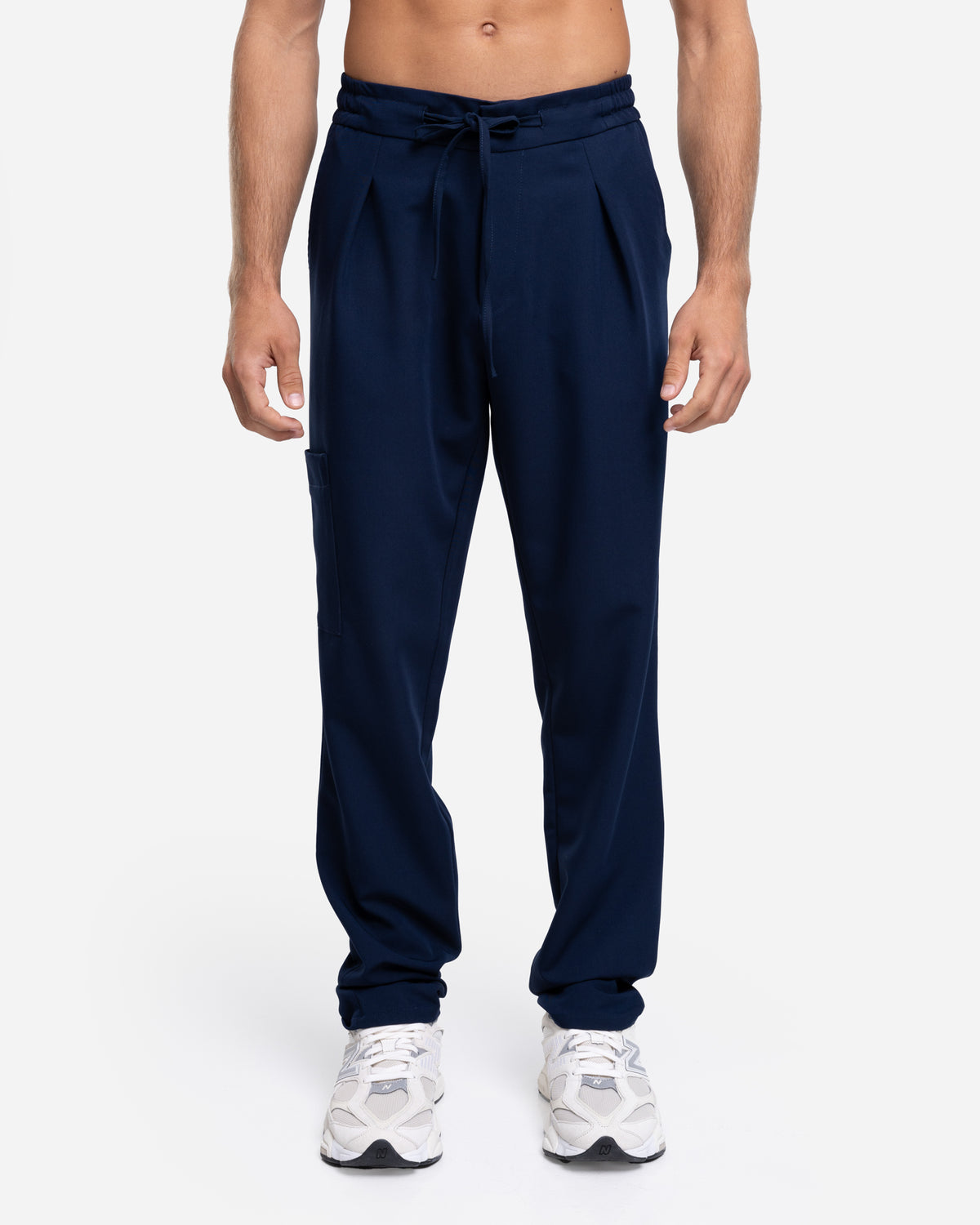 Męskie spodnie medyczne | Classic Fit  - Royal Navy
