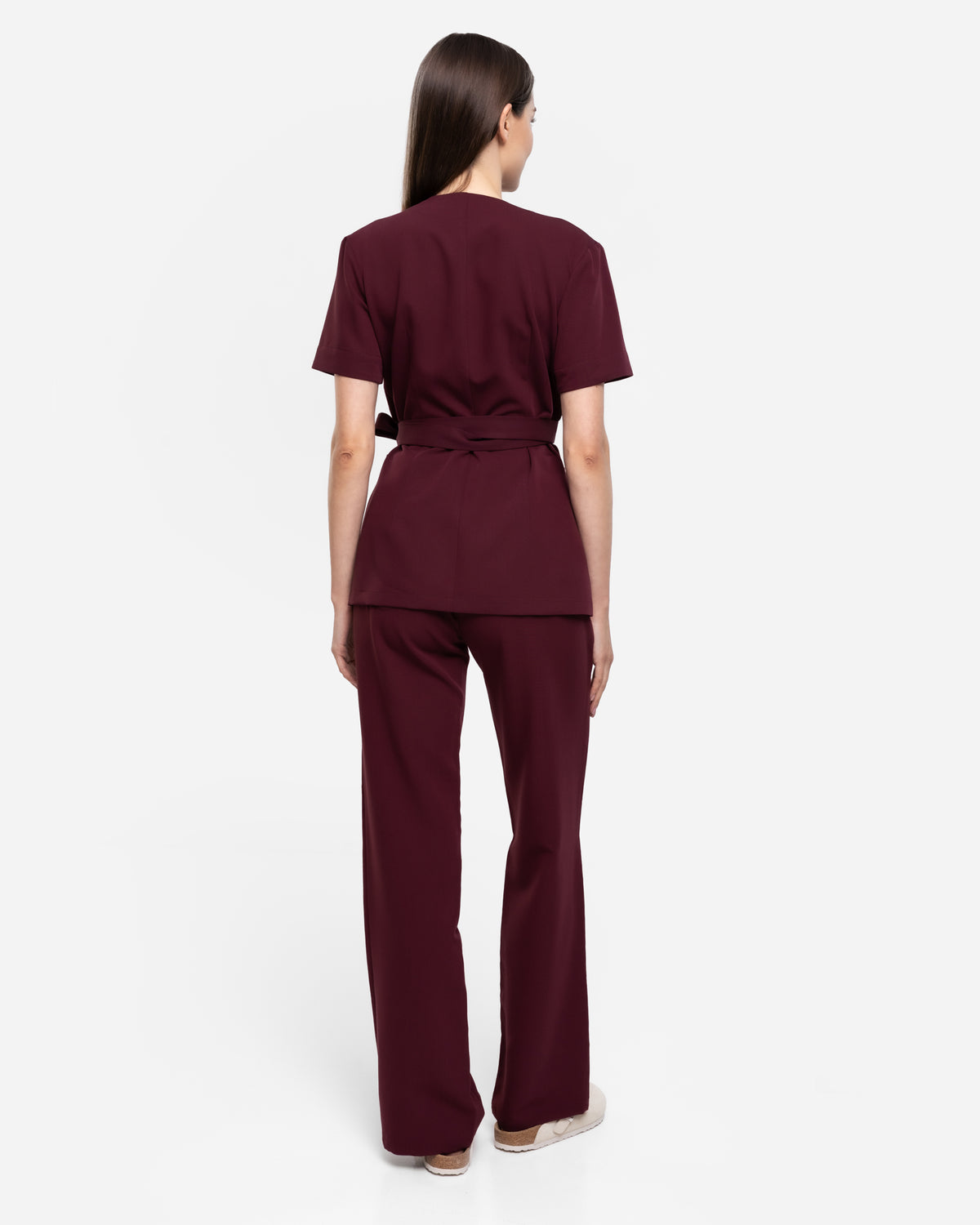 Tunika Medyczna Ella - Burgundy
