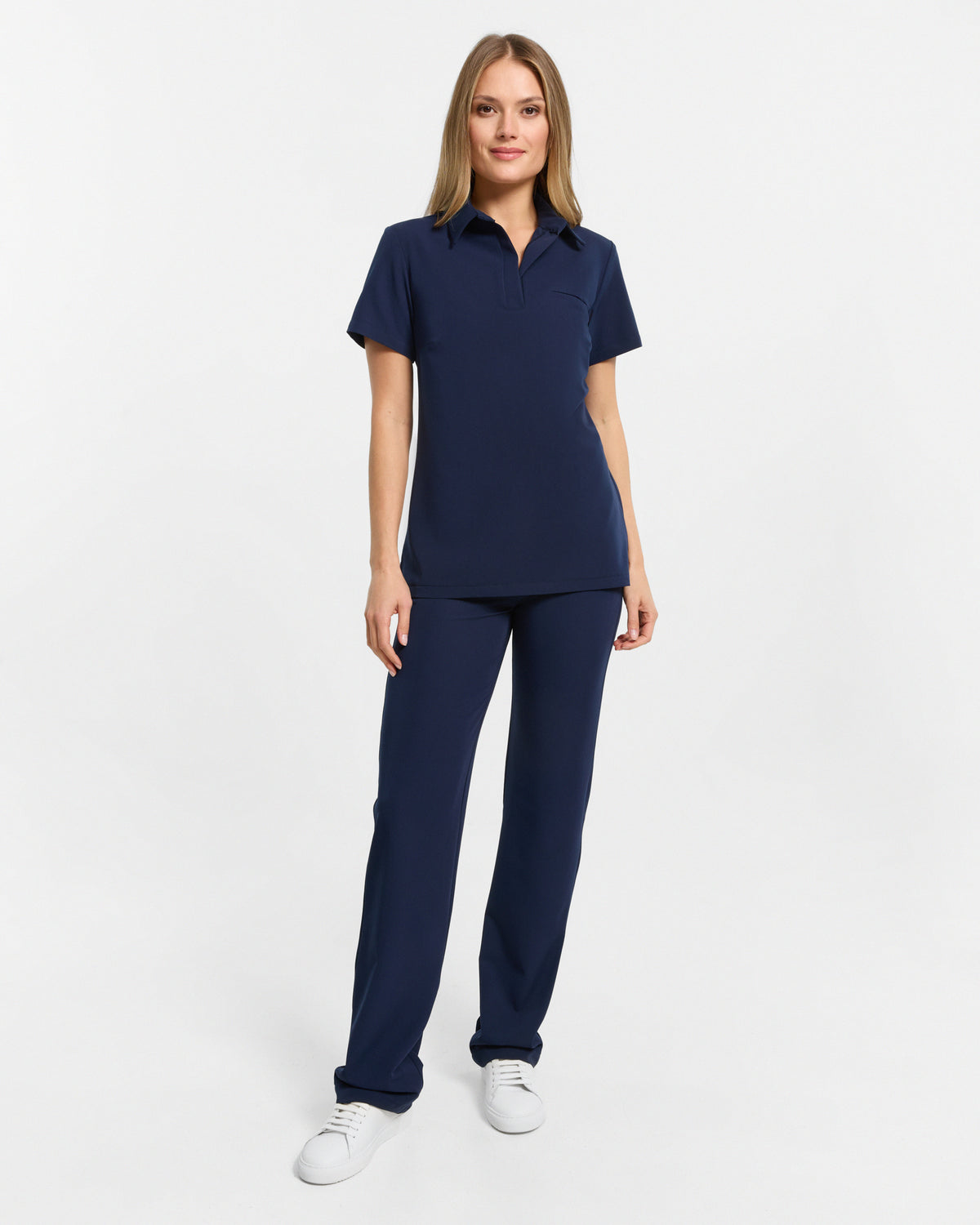 Bluzka Medyczna Damska Serena Polo - Royal Navy