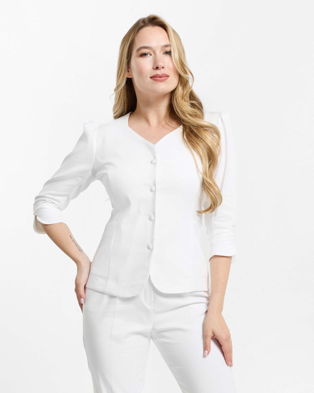 Vivienne Marynarka Medyczna - White