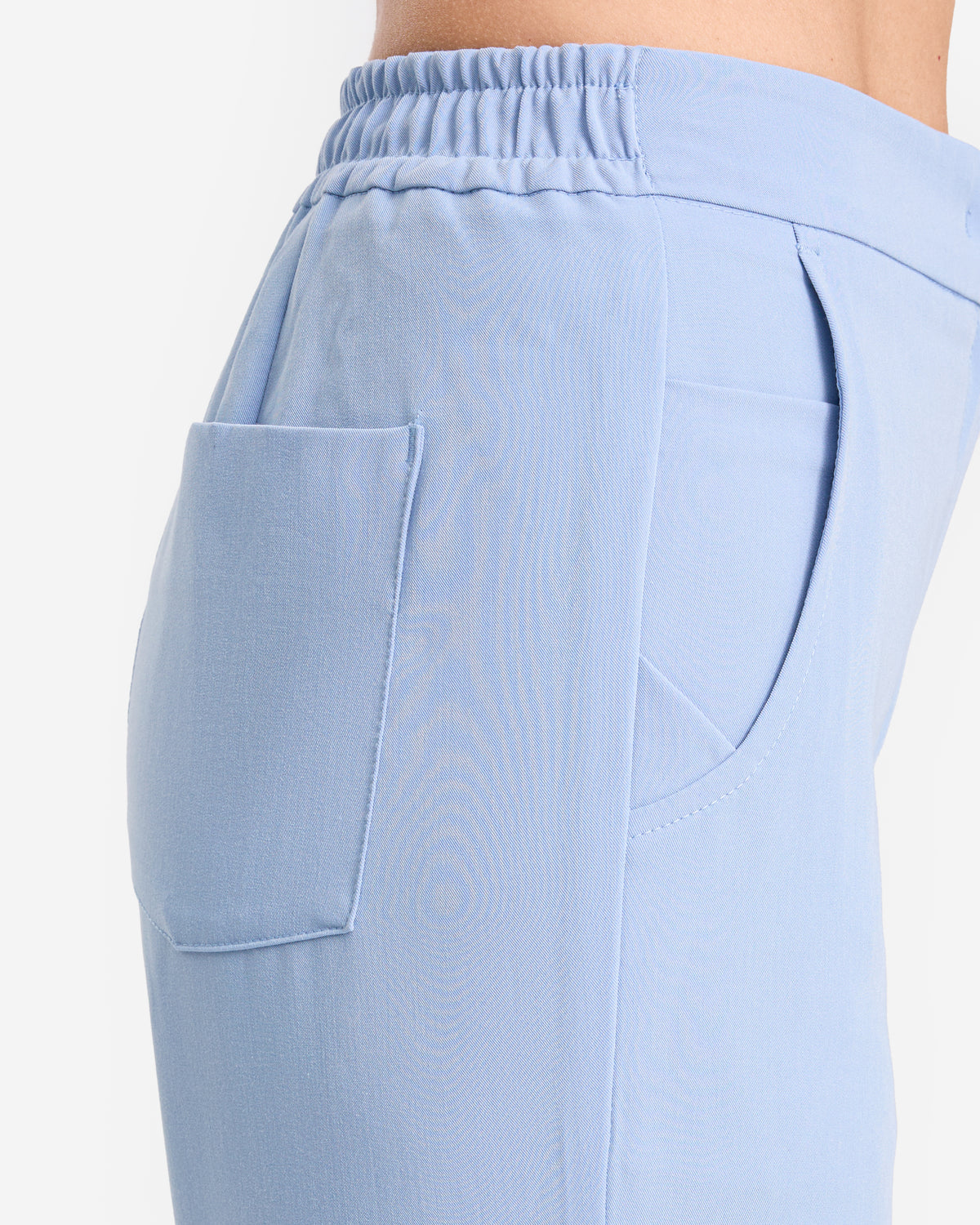 Spodnie Medyczne z Wąską Nogawką  - Baby Blue