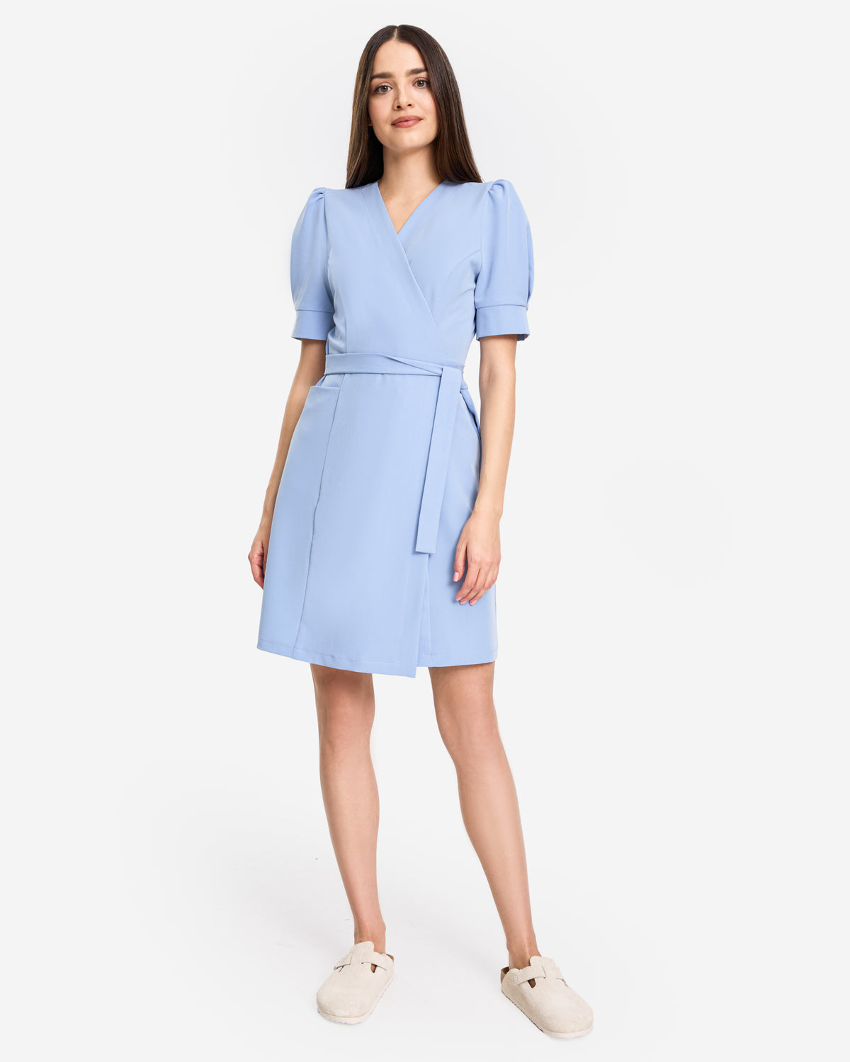 Sukienka Medyczna Diana - Baby Blue